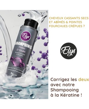 Shampooing ELYS – Protéines & Kératine – 500 ml