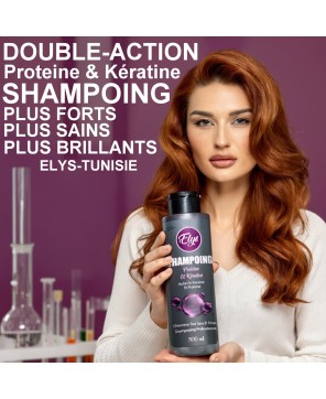 Shampooing ELYS – Protéines & Kératine – 500 ml