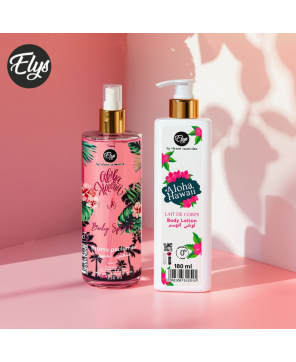 Pack ELYS Aloha Hawaii – Body Splash 250 ml + Lait de Corps 180 ml