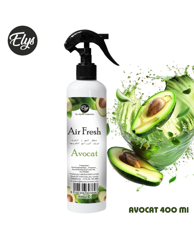 Air Fresh  ELYS  Avocat – Désodorisant d’Atmosphère 400 ml