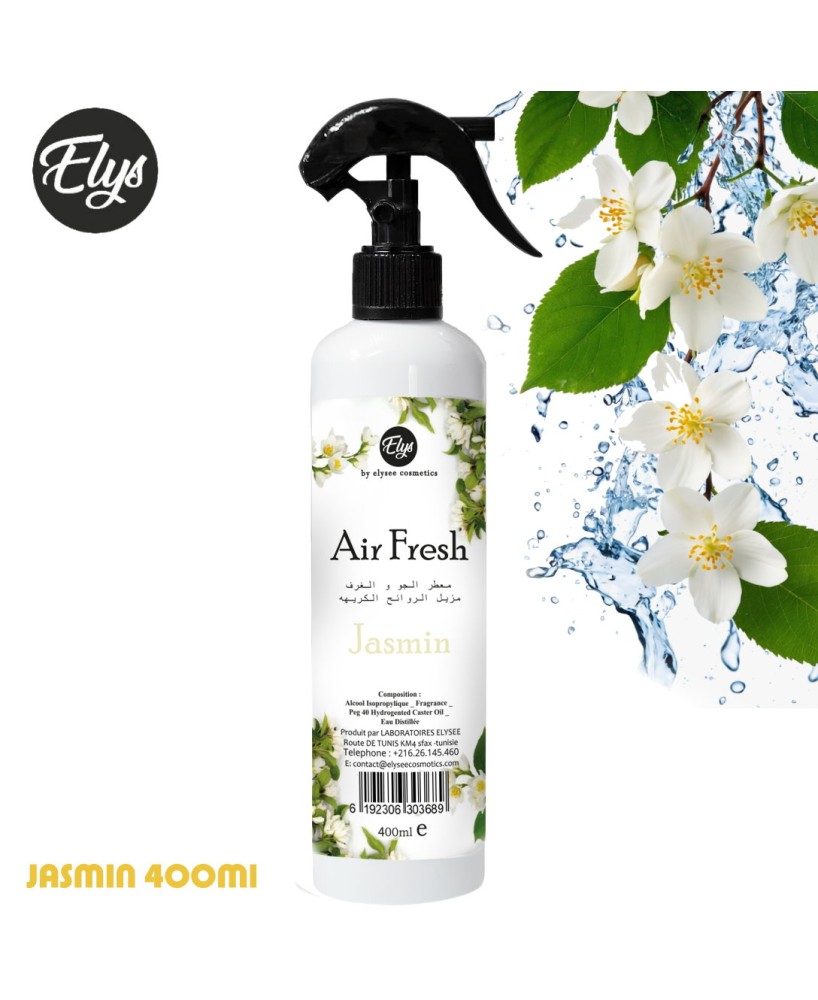 ELYS Air Fresh ELYS Jasmin – Désodorisant d’Atmosphère 400 ml
