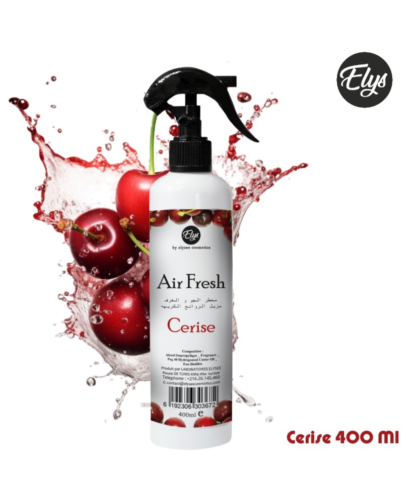 ELYS Air Fresh Cerise – Désodorisant d’Atmosphère – 400 ml