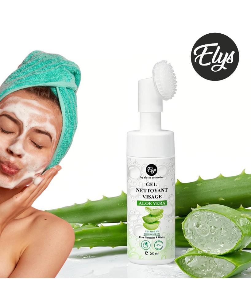 Gel Nettoyant Visage ELYS – Aloe Vera - 200 Ml