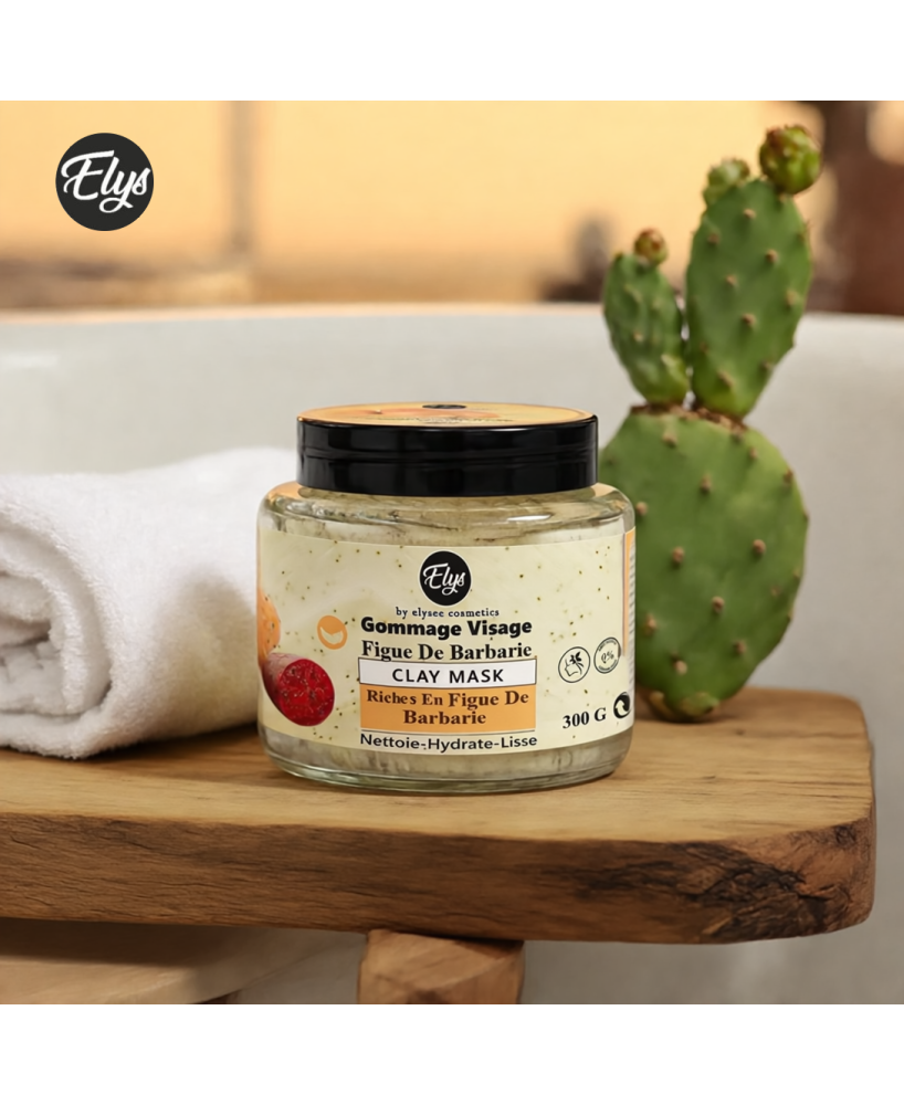 Gommage Figue de Barbarie – ELYS – Nettoie, Hydrate & Lisse – 300 g
