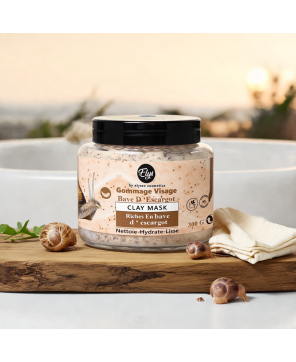 Gommage à la Bave d’Escargot – ELYS – Nettoie, Hydrate & Lisse – 300 g