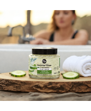 Gommage Concombre – ELYS – Nettoie, Hydrate & Lisse – 300 g