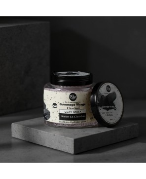 Gommage Charbon – ELYS – Nettoie, Hydrate & Lisse – 300 g