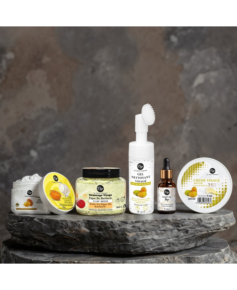 Pack Visage Figue de Barbarie – Routine Complète Hydratante & Éclat – ELYS