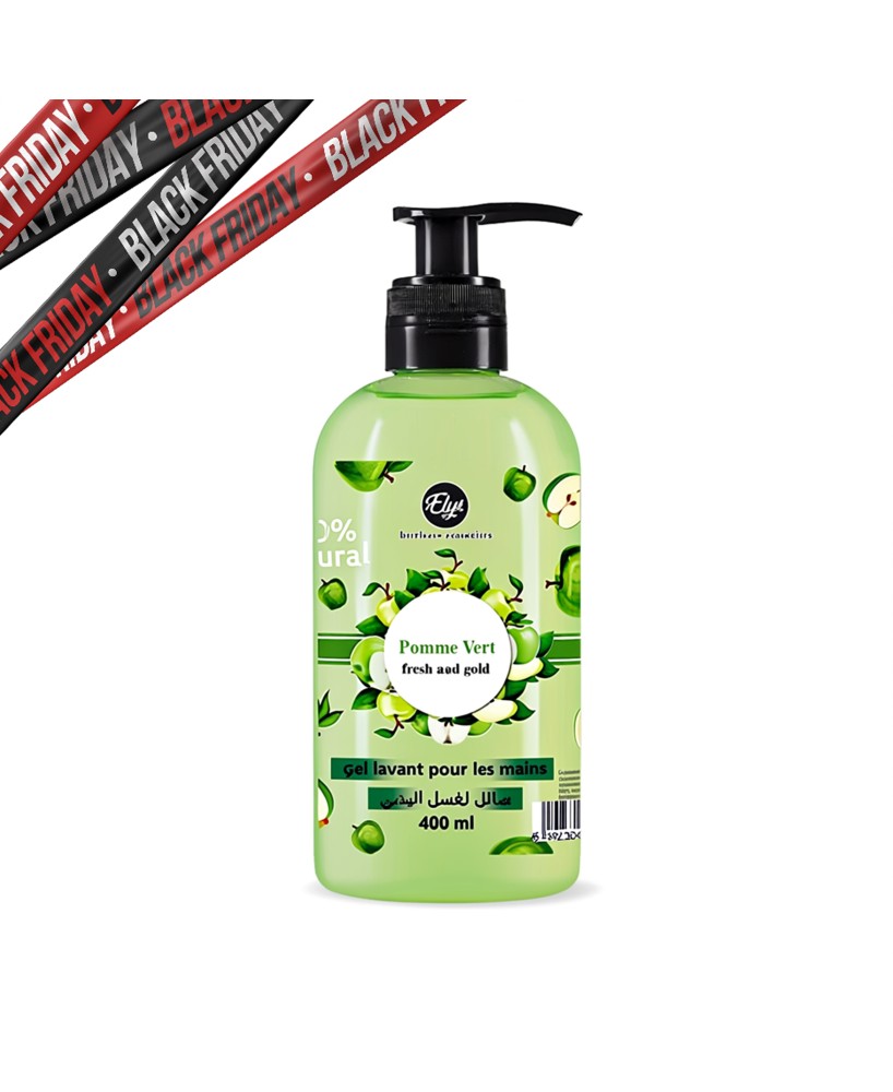 Gel Lavant des Mains Pomme Verte Pureté Naturelle – ELYS – 400 ml