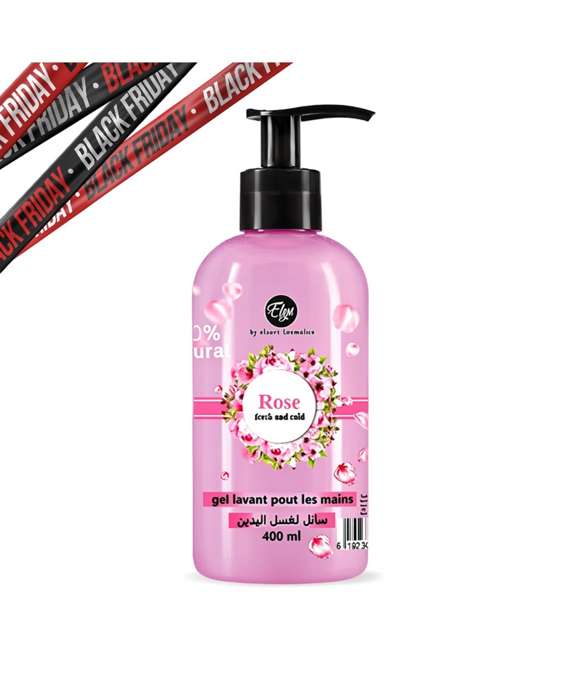 Gel Lavant des Mains Rose Extra Douceur – ELYS – 400 ml