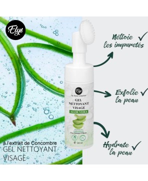 Gel Nettoyant Visage ELYS – Aloe Vera - 200 Ml