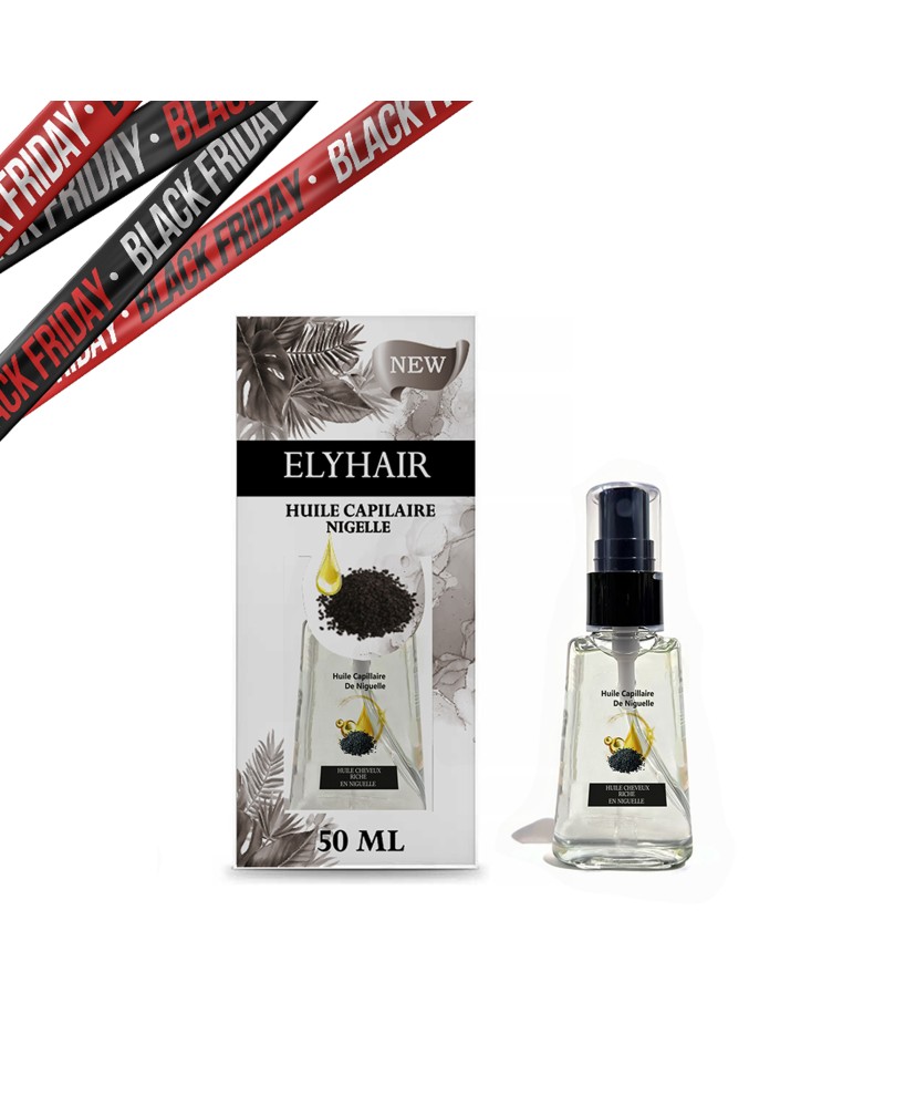 Huile Capillaire Nigelle – Fortifie & Protège la Fibre Capillaire – 50 ml