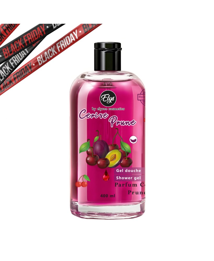 Gel Douche ELYS Cerise & Prune – 400 ml
