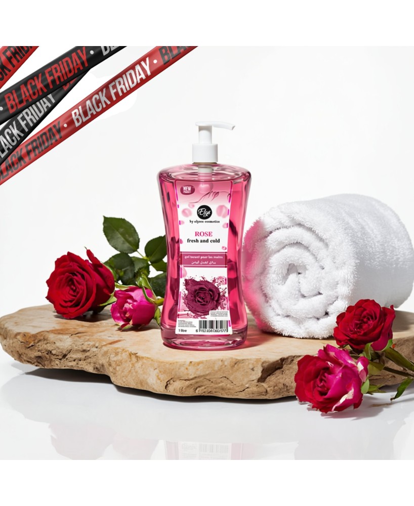 Gel Lavant des Mains Rose Fraîcheur Botanique – ELYS – 1 Litre