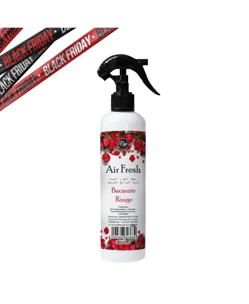 Air Fresh ELYS Baccarat Rouge – Désodorisant d’Atmosphère 400 ml