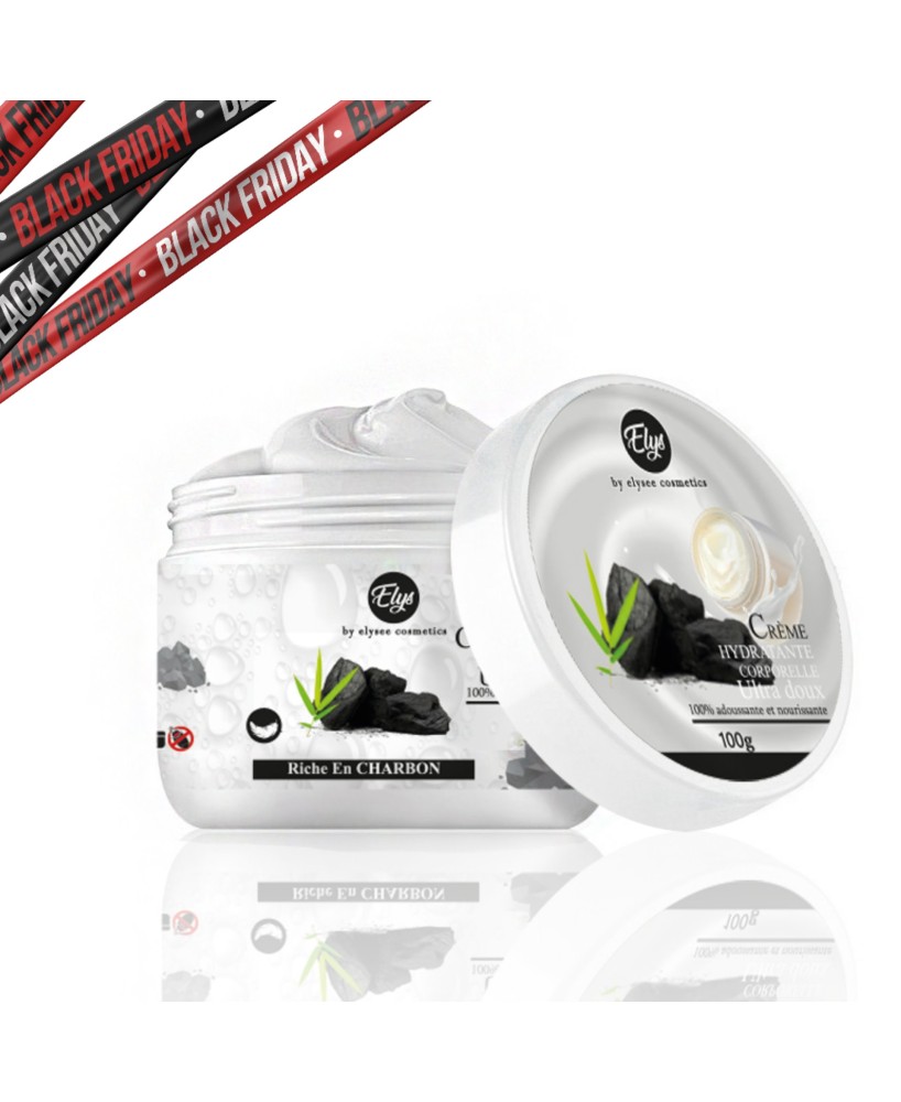 Crème Hydratante ELYS – Charbon - 100G