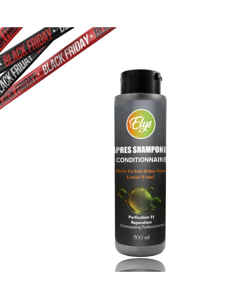 Après-Shampooing Conditioner riche en huile d’Aloe Vera & Extrait d’Œuf – ELYS – 500 ml