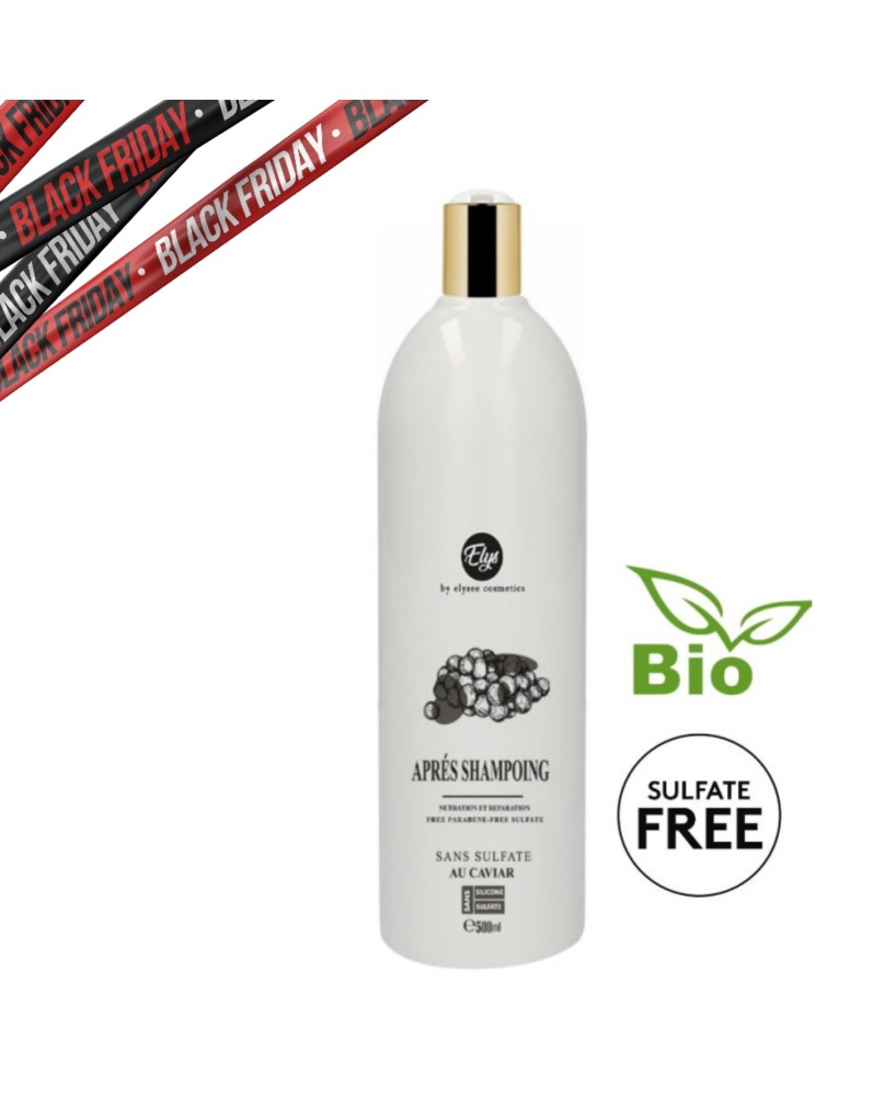Après-Shampooing Bio au Caviar – ELYS – Sans Sulfate – 500 ml