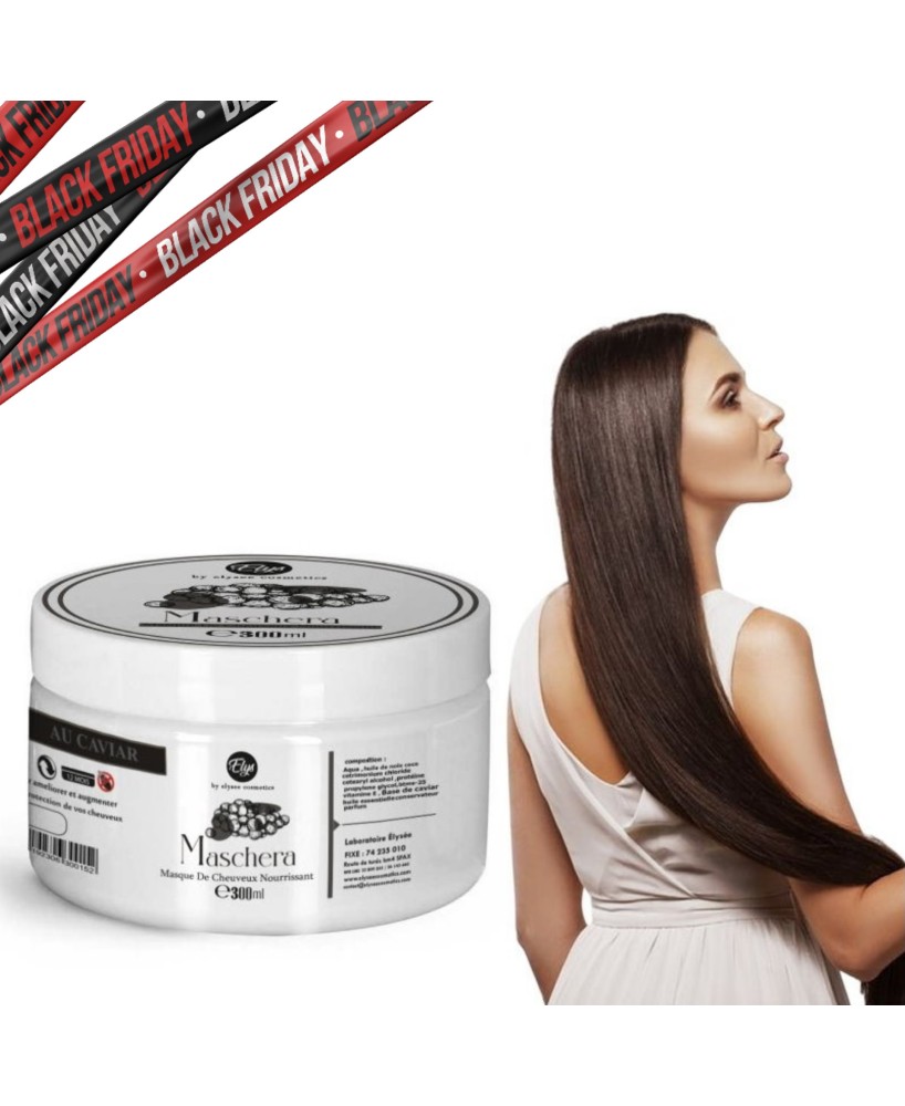 Masque Cheveux Bio au Caviar – ELYS – Sans Sulfate – 300 ml