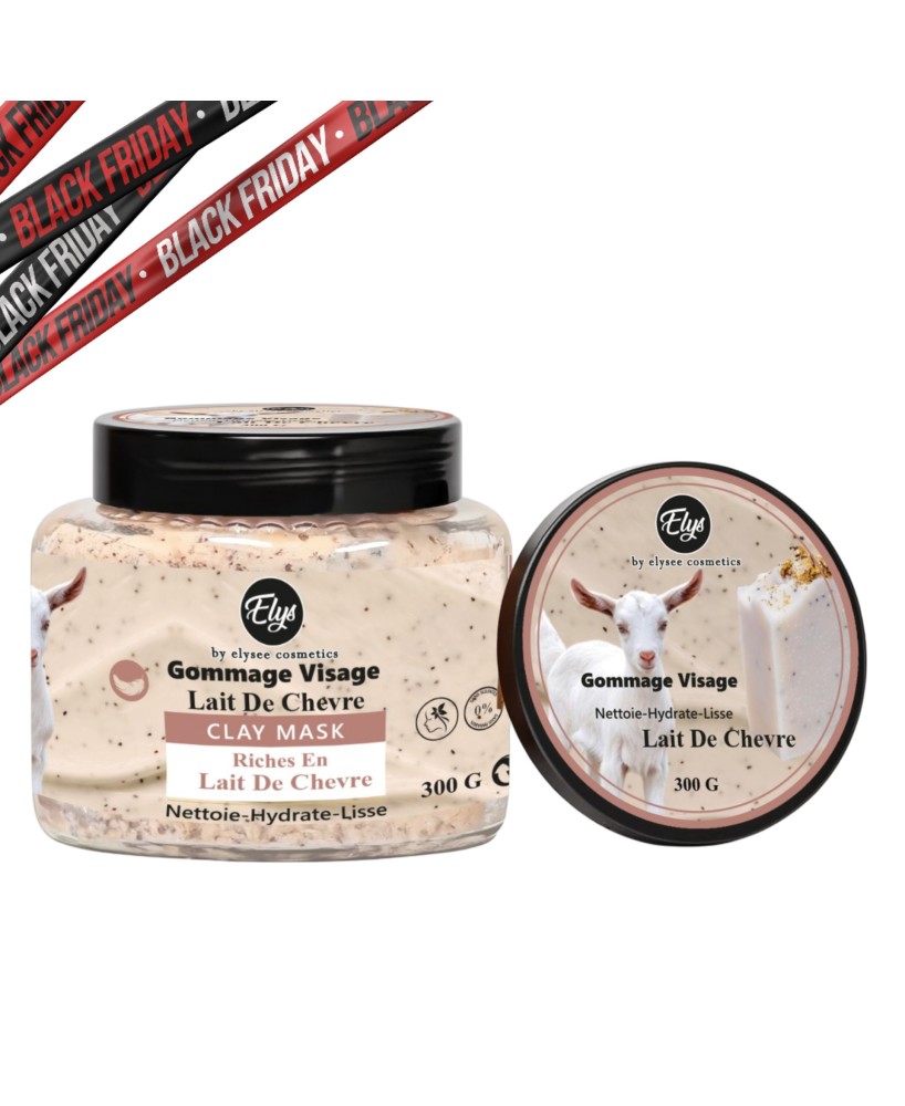 Gommage Lait de Chèvre – ELYS – Nettoie, Hydrate & Lisse – 300 g