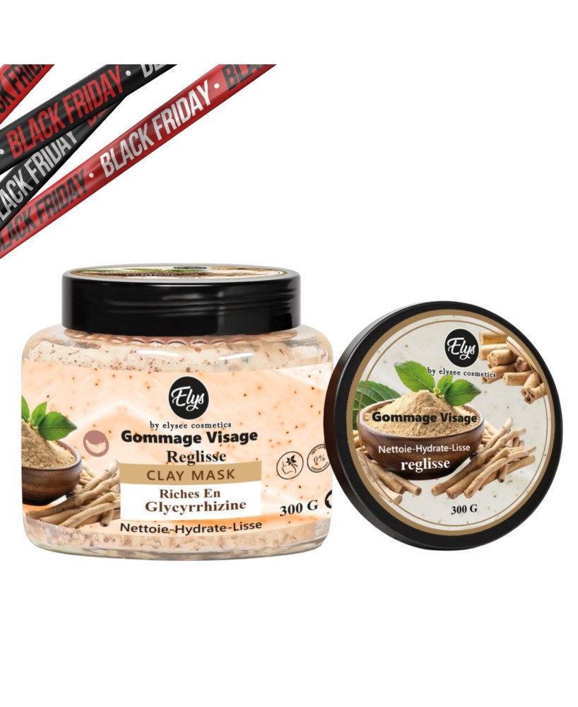 Gommage Réglisse – ELYS – Nettoie, Hydrate & Lisse – 300 g