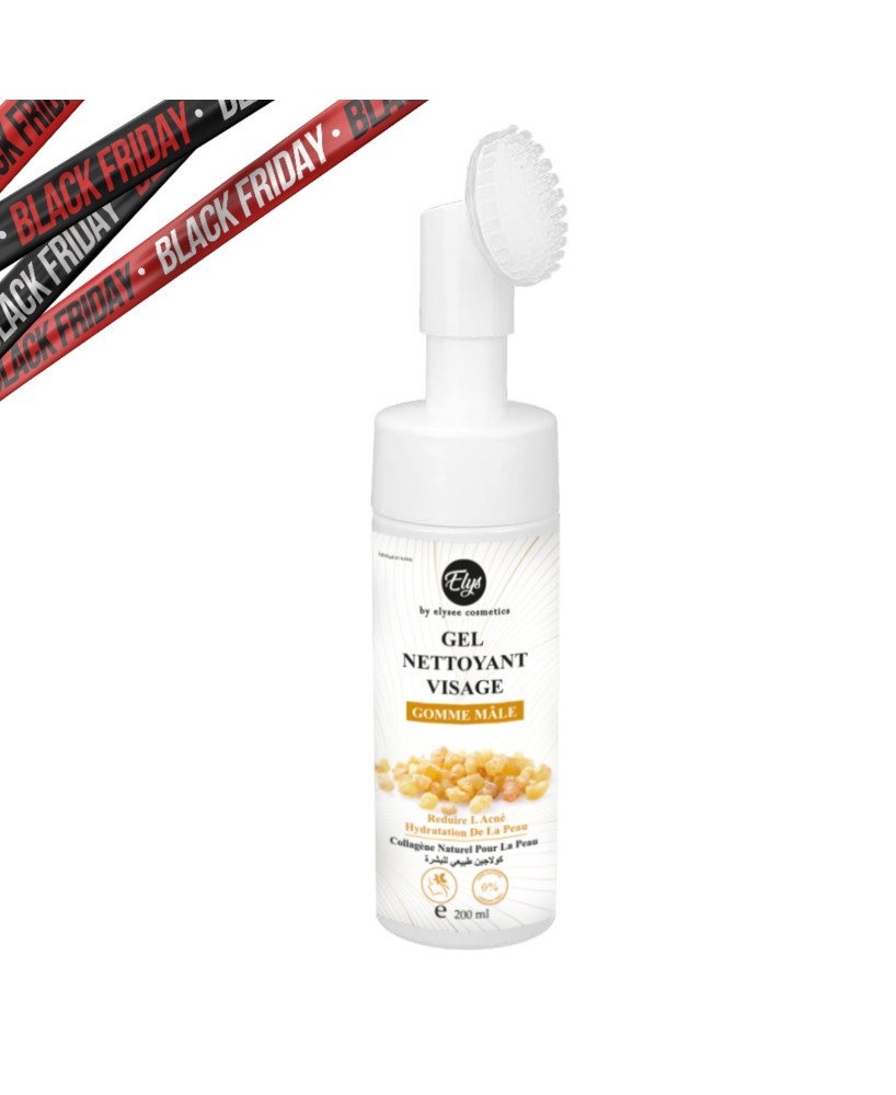 Gel Nettoyant Visage ELYS – Gomme Male - 200 Ml