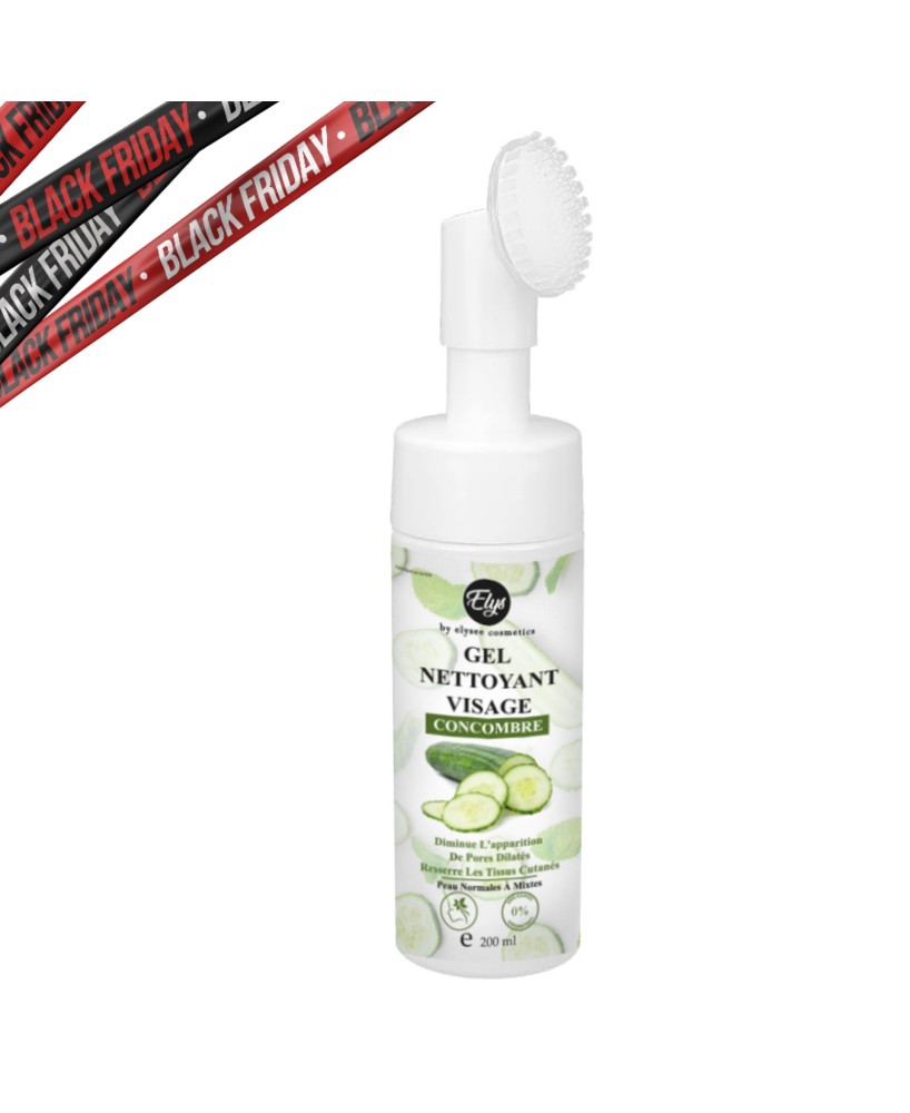 Gel Nettoyant Visage ELYS – Concombre - 200 Ml