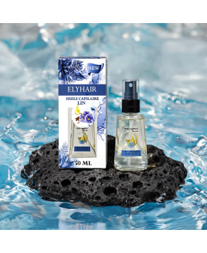 Huile Capillaire Lin – Lissante, Nourrissante & Fortifiante – 50 ml