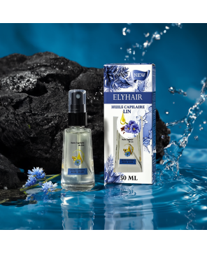 Huile Capillaire Lin – Lissante, Nourrissante & Fortifiante – 50 ml