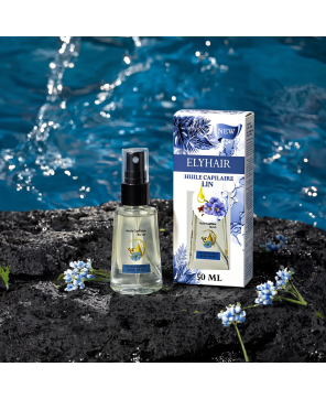 Huile Capillaire Lin – Lissante, Nourrissante & Fortifiante – 50 ml