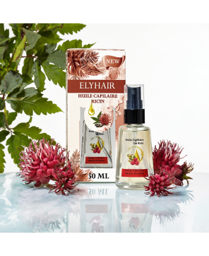 Huile Capillaire Ricin – Cheveux Nourrit & Stimule la Pousse – 50 ml