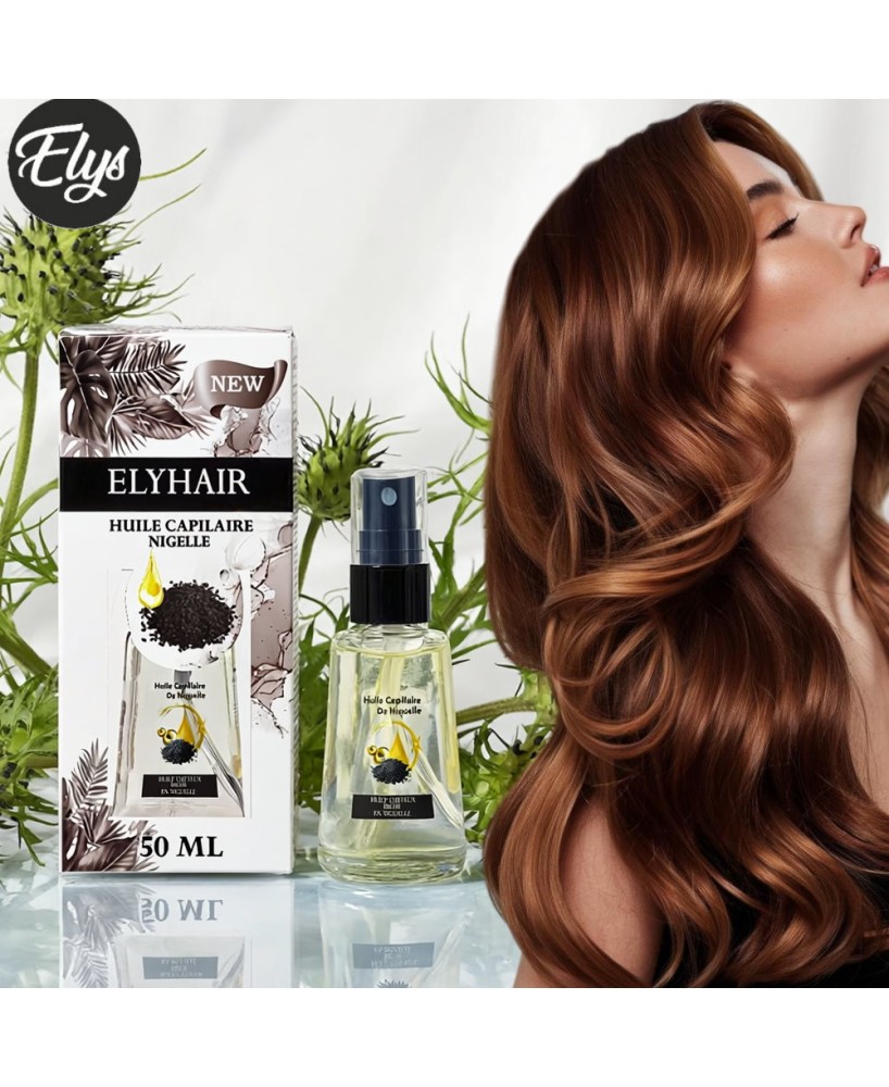 Huile Capillaire Nigelle – Fortifie & Protège la Fibre Capillaire – 50 ml