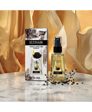Huile Capillaire Nigelle – Fortifie & Protège la Fibre Capillaire – 50 ml