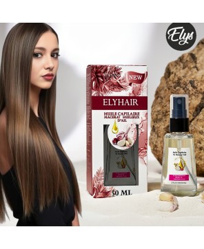 Huile Capillaire à l’Ail – Anti-chute & Stimulante – 50 ml