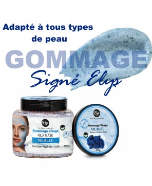 Gommage Nil Bleu – ELYS – Soin Exfoliant Naturel – 0% Sulfate & Parabène – 300 g