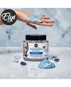 Gommage Nil Bleu – ELYS – Soin Exfoliant Naturel – 0% Sulfate & Parabène – 300 g