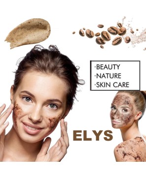 Gommage Café ELYS – Riche en Caféine – Exfoliant Naturel – 0% Sulfate & Parabène – 300 g