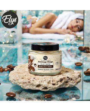 Gommage Café ELYS – Riche en Caféine – Exfoliant Naturel – 0% Sulfate & Parabène – 300 g