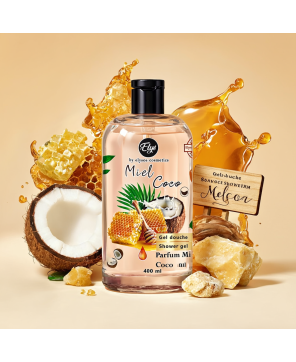Gel Douche Miel & Noix de Coco – ELYS – 400 ml