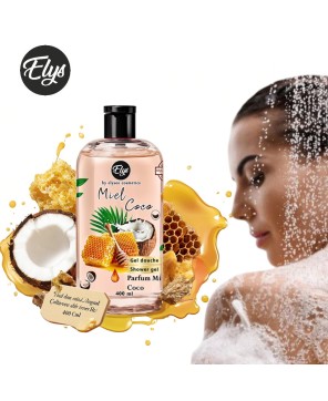 Gel Douche Miel & Noix de Coco – ELYS – 400 ml