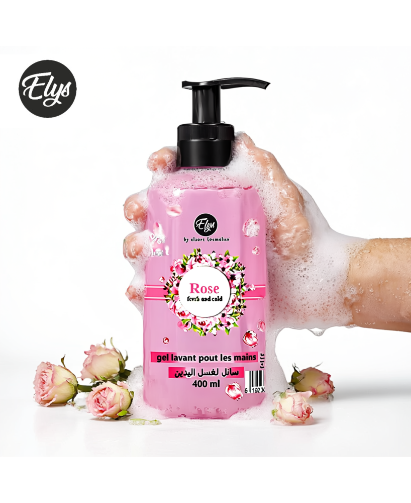 Gel Lavant des Mains Rose Extra Douceur – ELYS – 400 ml