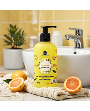 Gel Lavant des Mains Bergamote  d’Origine Naturelle – ELYS – 400 ml