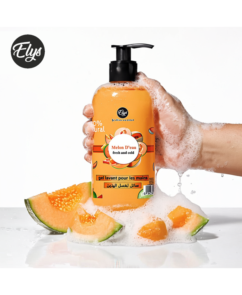 Gel Lavant des Mains Melon d’Eau Protection Antibactérienne – ELYS – 400 ml