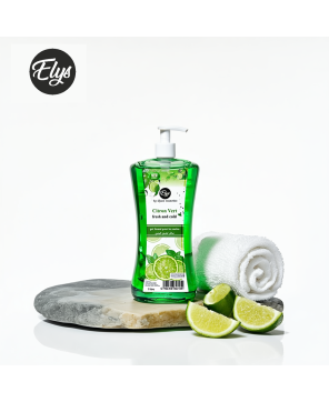 Gel Lavant Naturel & Protecteur Citron Vert – ELYS – 1 Litre