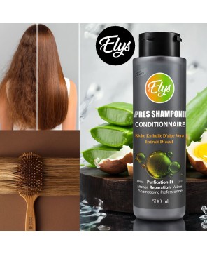 Après-Shampooing Conditioner riche en huile d’Aloe Vera & Extrait d’Œuf – ELYS – 500 ml