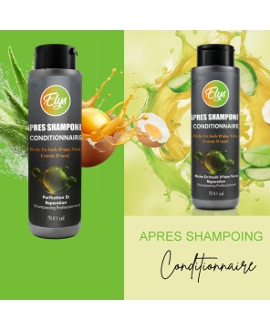 Après-Shampooing Conditioner riche en huile d’Aloe Vera & Extrait d’Œuf – ELYS – 500 ml
