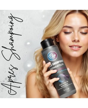 Après-Shampooing Réparateur riche en Huile d’Ail, Protéine B5 & Kératine – ELYS – 500 ml