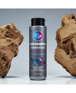 Après-Shampooing Réparateur riche en Huile d’Ail, Protéine B5 & Kératine – ELYS – 500 ml