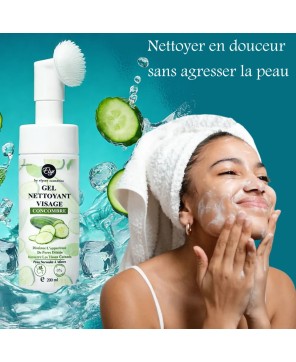 Gel Nettoyant Visage ELYS – Concombre - 200 Ml