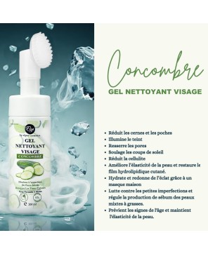 Gel Nettoyant Visage ELYS – Concombre - 200 Ml